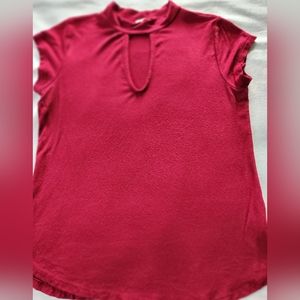 OCCASION Ladies Pullover Shirt Size Large Cap Sleeves Smoke Free Home